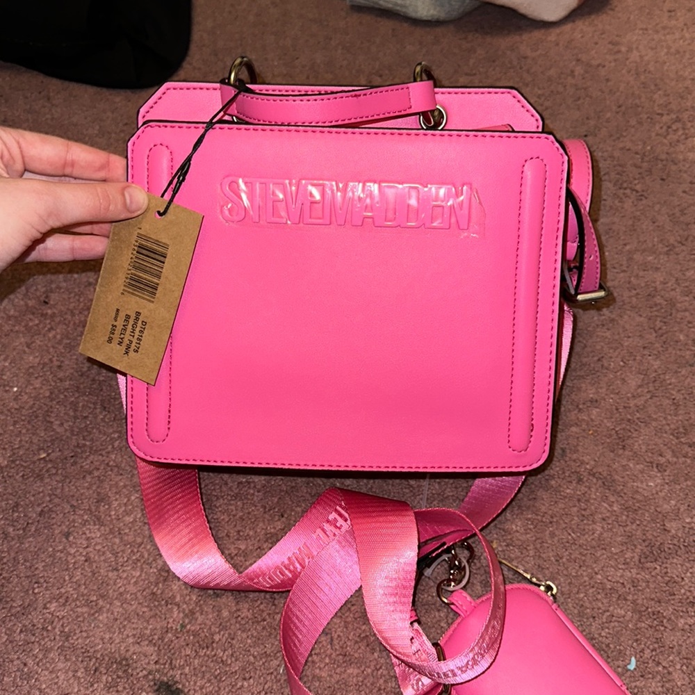 Steve Madden Bright Pink Bevelyn